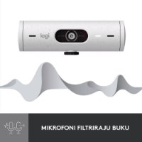 Web kamera LOGITECH Brio 500, bela