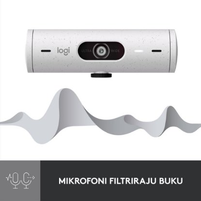 Web kamera LOGITECH Brio 500, bela