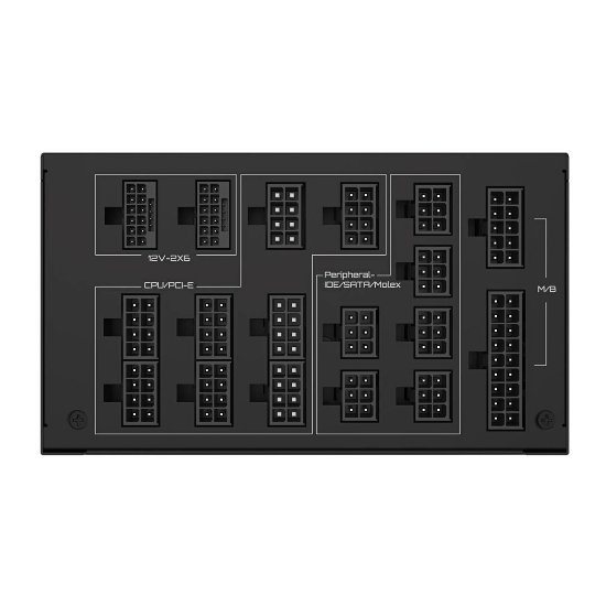 Napajanje 1600W, GIGABYTE UD1600PM PG5, 140mm vent, 80+ Platinum, modularno