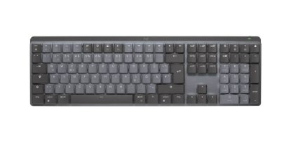 Tipkovnica LOGITECH MX Mechanical Tactile Quiet, brezžična, Bluetooth, črna