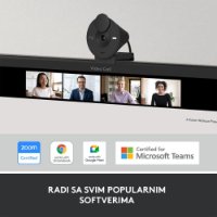 Web kamera LOGITECH Brio 300, črna