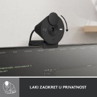 Web kamera LOGITECH Brio 300, črna