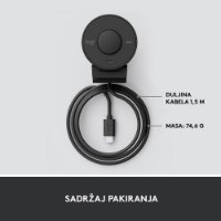Web kamera LOGITECH Brio 300, črna