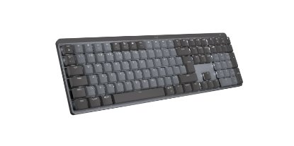 Tipkovnica LOGITECH MX Mechanical Clicky, brezžična, BT, črna