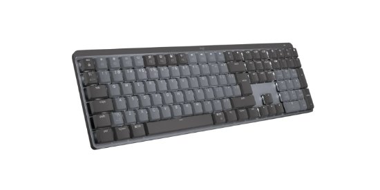 Tipkovnica LOGITECH MX Mechanical Clicky, brezžična, BT, črna