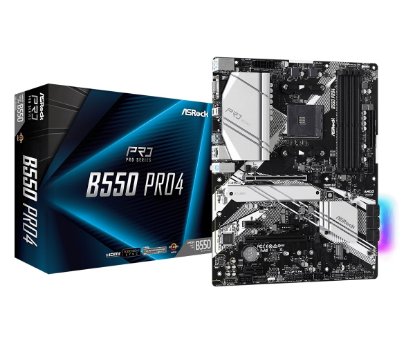 Matična plošća ASROCK B550 Pro4, AMD B550, ATX, s. AM4