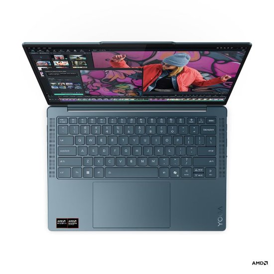 Laptop LENOVO Yoga Slim 7 83JY0067SC / Ryzen AI 5 340, 16GB, 1TB SSD, AMD Radeon Graphics, 14" 2,8K 120Hz OLED, bez OS, plavi