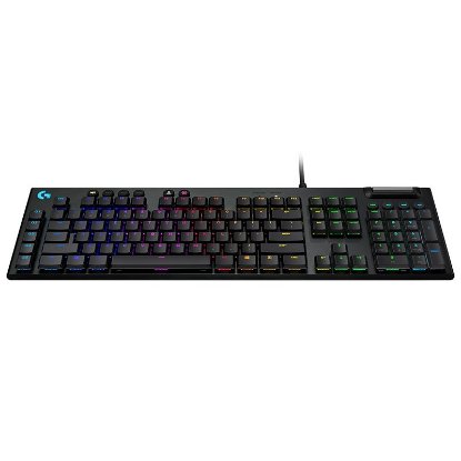 Tipkovnica LOGITECH Gaming G815 Tactile, RGB, mehanička, USB, črna