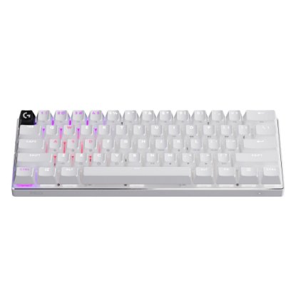 Tipkovnica LOGITECH Pro X 60 LIGHTSPEED, mehanička, brezžična RGB bela