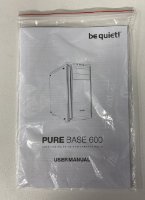 OPEN BOX - Kućište BE QUIET Pure Base 600, ATX, prozor, crno-narančasto, bez napajanja