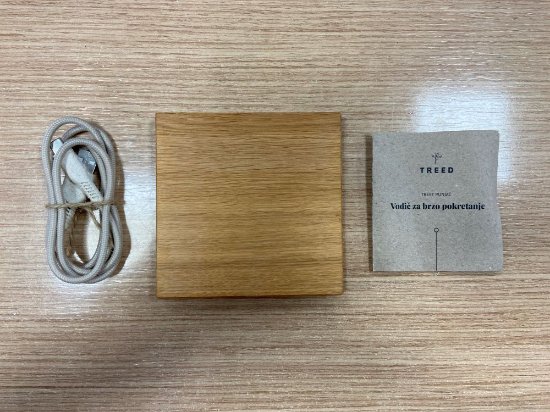 OPEN BOX - Bežični punjač TREED Sandy Oak Qi, 15W, MagSafe