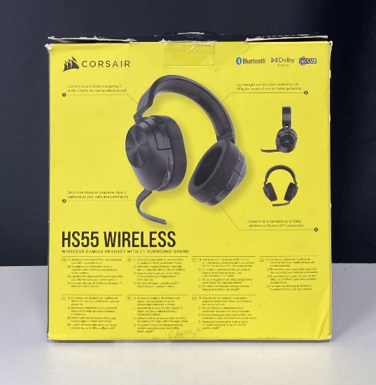OPEN BOX - Slušalice CORSAIR HS55 Wireless, bežične, mikrofon, crne