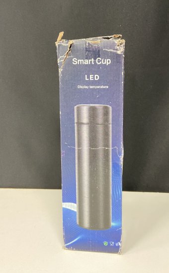 OPEN BOX - Termos boca sa prikazom temperature MJ SWB001, 0.4L, nehrđajući čelik, bijela