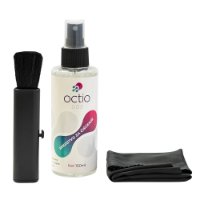 UPORABLJENO - Čistilno sredstvo OCTIO S03, za zaslone, krpica, ščetka, sprej, 150 ml