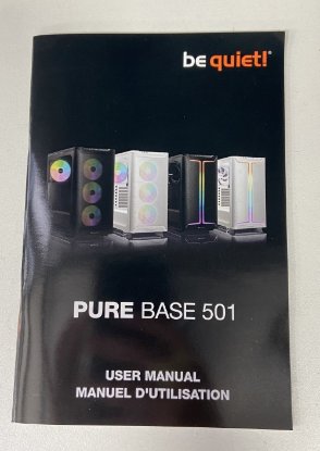 OPEN BOX - Kućište BE QUIET Pure Base 501LX, ATX, prozor, bijelo, bez napajanja