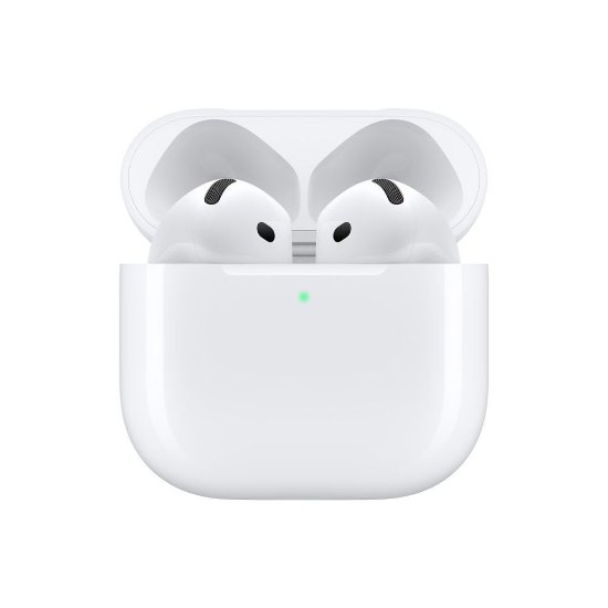 Slušalice APPLE Airpods 4, USB-C, kutijica za punjenje, in-ear, mikrofon, bijele