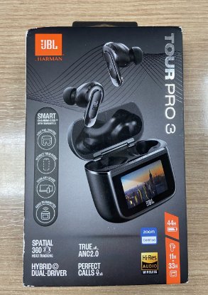 OPEN BOX - Slušalice JBL Tour Pro 3, bežične, Bluetooth, in-ear, touchscreen, crne