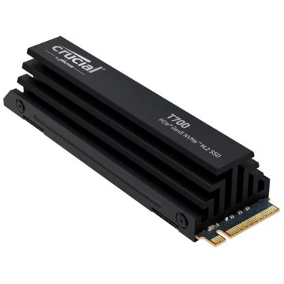 SSD 1TB CRUCIAL T700, PCIe Gen 5 NVMe M.2, 2280, 11700/9500 MB/s, hladilnik