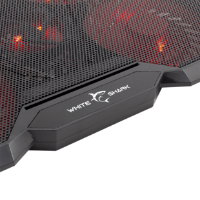 Hlajenje za prenosni računalnik WHITE SHARK Ice Wizard, do 17,3", črno.