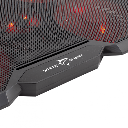 Hlajenje za prenosni računalnik WHITE SHARK Ice Wizard, do 17,3", črno.