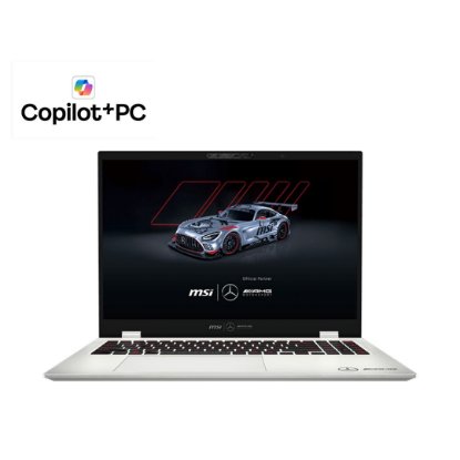 PREORDER Laptop MSI Prestige 16 MercedesAMG AI+  Evo / Core Ultra 9 288V, 32GB, 1TB SSD, Intel Graphics, 16" UHD+ OLED, Windows 11 Pro, srebrni