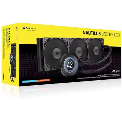 Vodeno hlađenje CORSAIR NAUTILUS 360 RS LCD, za Intel i AMD