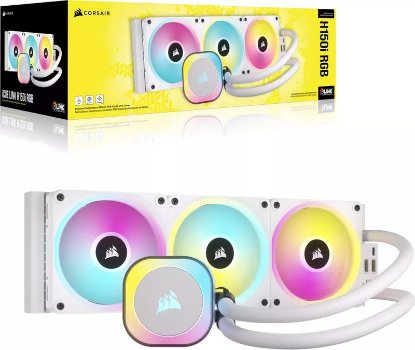 Vodno hlajenje CORSAIR iCUE Link H150i RGB White AIO, CW-9061006-WW, za Intel i AMD