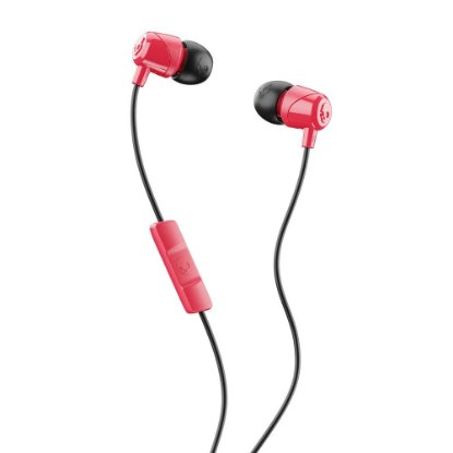 slušalke SKULLCANDY JIB IN EAR W/MIC 1, in-ear, mikrofon, crveno-črne