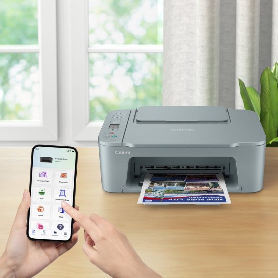 Multifunkcijski tiskalnik CANON Pixma TS3752i, tiskalnik/skener/kopirni stroj, 4800dpi, USB, Wi-Fi, modri