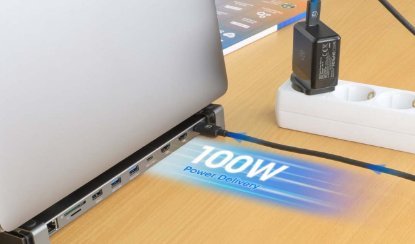 Docking postaja MANHATTAN 10-in-1 Multiport Hub, USB-C na 2x 4K 60Hz HDMI, 3x USB-A, USB-C PD 100W, USB-C, SD/microSD čitač, Gigabit RJ45