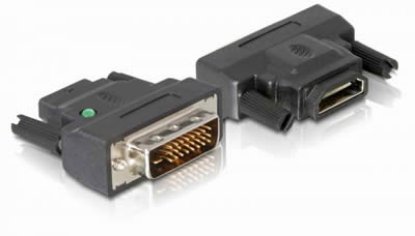 Adapter DELOCK, DVI (M) na HDMI (Ž), LED