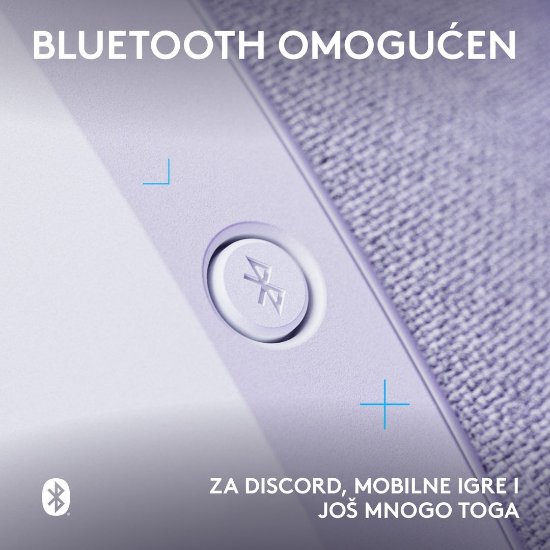 Slušalice LOGITECH Gaming G321, bežične, BT, USB, bijele