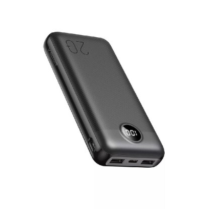 Mobilni USB polnilec VEGER L20s, LED, 20000 mAh, črni