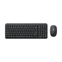 Tipkovnica + miška LOGITECH MK250 Compact Bluetooth komplet, brezžična, črna