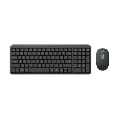 Tipkovnica + miška LOGITECH MK250 Compact Bluetooth komplet, brezžična, črna