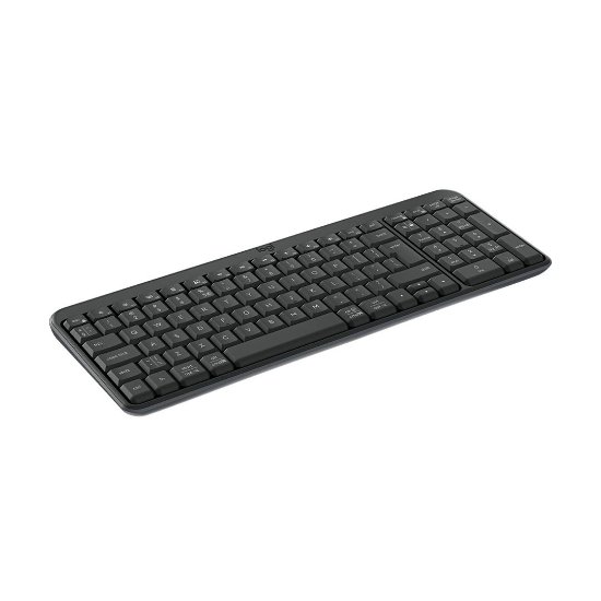 Tipkovnica LOGITECH K250 Compact Bluetooth Combo, brezžična, črna