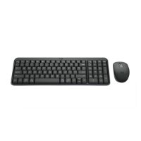 Tipkovnica + miška LOGITECH MK250 Compact Bluetooth komplet, brezžična, črna