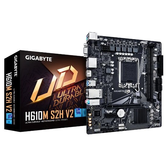 Matična plošča GIGABYTE H610M S2H V2 DDR5, Intel H610, DDR5, mATX, podnožje 1700