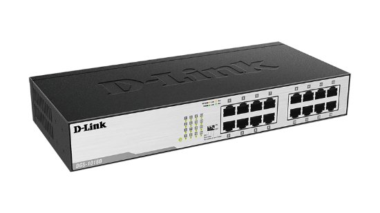 Switch D-LINK DGS-1016D, Gigabit Switch, 10/100/1000 Mbps, 16-port