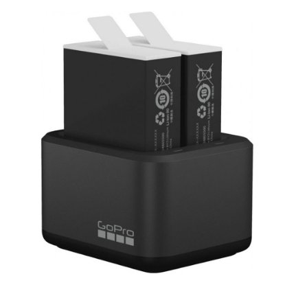 Dodatna oprema za športne digitalne kamere GOPRO HERO9/HERO10/HERO11 Black, dvojni polnilec baterij + baterija, ADDBD-211-EU