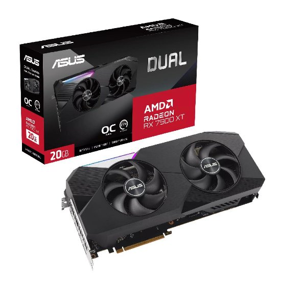 Grafična kartica ASUS Dual Radeon RX 7900 XT OC, 20GB GDDR6