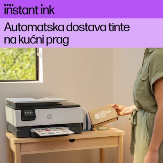 Multifunkcijski Tiskalnik HP OfficeJet Pro 8122e , 405U3B, Tiskalnik/scanner/copy, 4800dpi, WiFi, LAN, USB, beli, Instant Ink