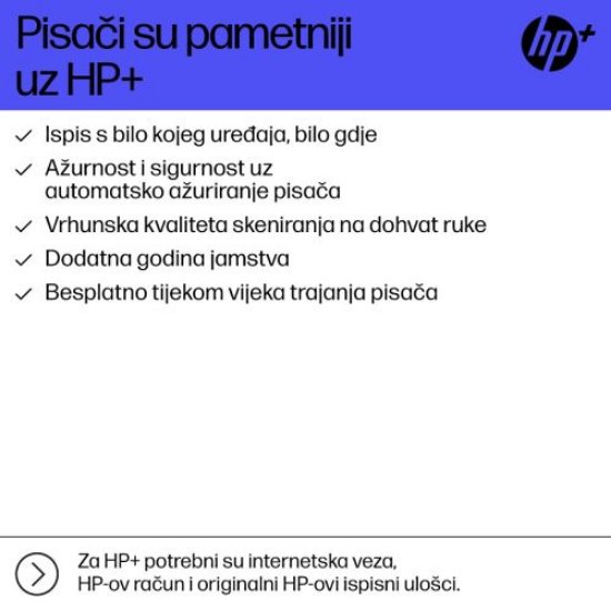 Multifunkcijski Tiskalnik HP OfficeJet Pro 8122e , 405U3B, Tiskalnik/scanner/copy, 4800dpi, WiFi, LAN, USB, beli, Instant Ink