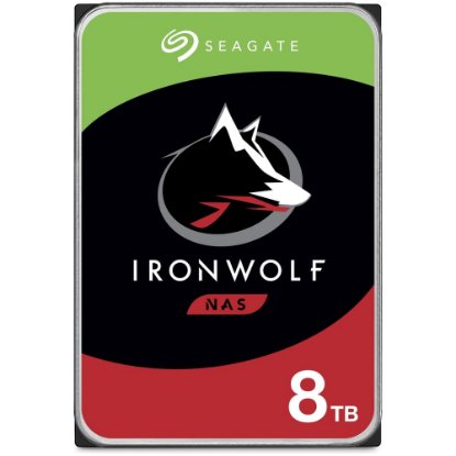 Trdi disk 8TB SEAGATE IronWolf NAS ST8000VN004, HDD, SATA3, 256MB cache, 7200 okr./min, 3.5", za desktop
