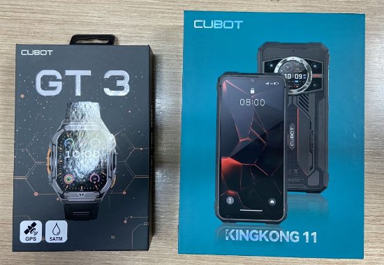 OPEN BOX - Mobitel CUBOT KingKong 11, 6,72", 16GB, 256GB, Android 15, crni + Pametni sat CUBOT GT3 Amoled, crni