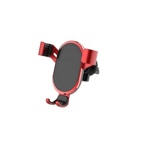 Nosilec za pametni telefon LDNIO MG01, avtomatski, za ventilacijski otvor, do 6.5",  rdeči