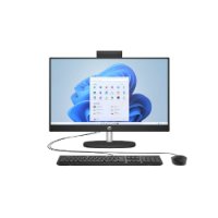 Računalo AiO HP 24-cr0049ny / 23,8" FHD IPS, Core i7 1355U, 16GB, 1TB SSD, Intel Iris Xe Graphics, WiFi, tipkovnica, miš, bez OS, crno