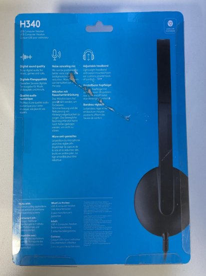 OPEN BOX - Slušalice LOGITECH Headset H340 Stereo, USB