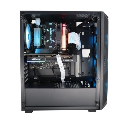 PREDNAROČILO - Računalnik EPOCH Titan / Ryzen 7 8700F, 16GB DDR5, 1TB SSD NVMe, AMD Radeon RX 9060 XT 8GB, WiFi, Windows 11, črn