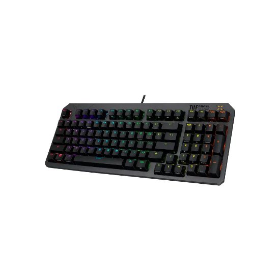 Tipkovnica ASUS TUF Gaming K3 Gen II, RGB, mehanička, optički switch, US Layout, črna, USB